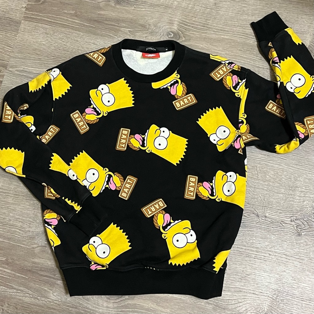 Joyrich X The Simpsons Bart Simpson crewneck sweater size S